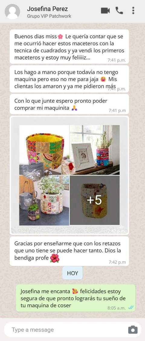 Ceci Molina – quilt patchwork para sofá