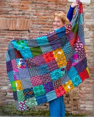 Testimonio Marianella Chile – Manta Patchwork $45 USD